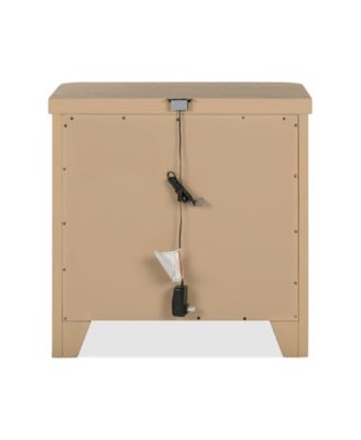 Marcel 28" Wood 3-Drawer Nightstand