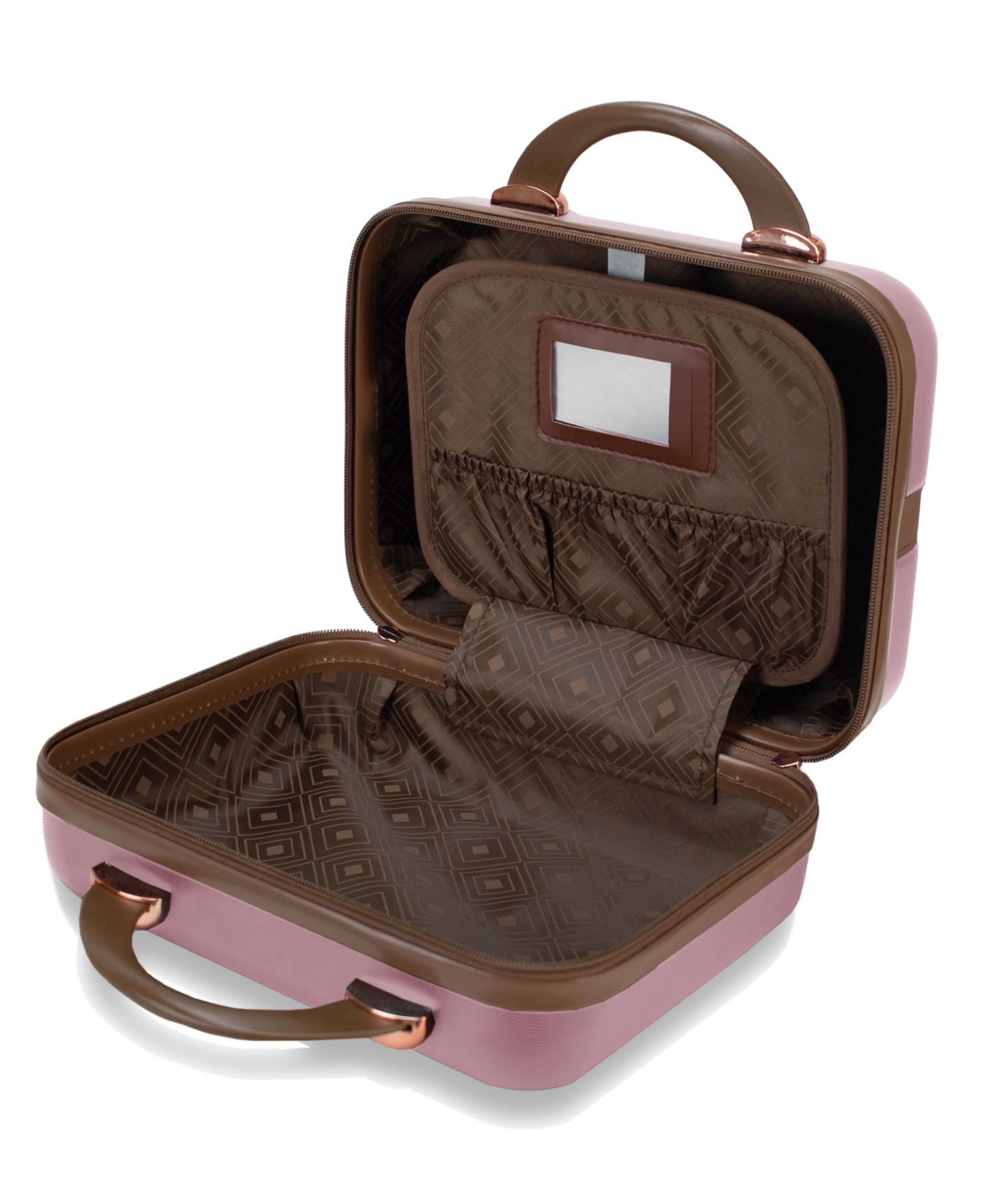 Чемоданы STELLA BLANC Dakota 2-Pc. Hardside Luggage Set, цвет: Пыльный розовый — фото 12