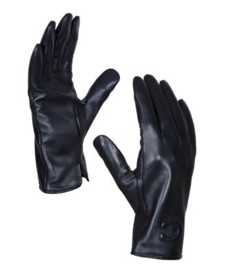 Women's Tabby C Leather Gloves