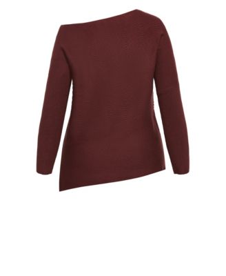 Plus Size Lean In Sweater