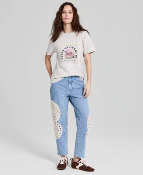 Petite High-Rise Straight Leg Jeans - Corbin