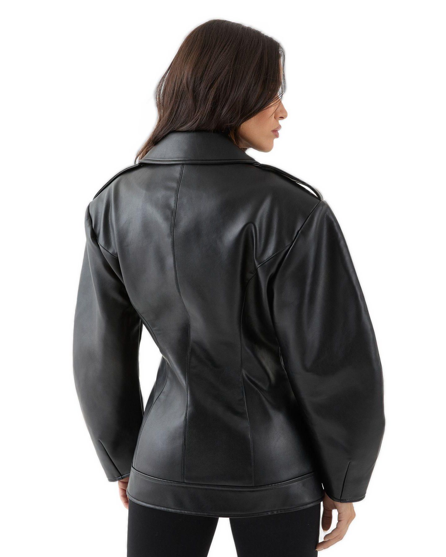 Женская куртка MissPap Faux Leather Biker — фото 3