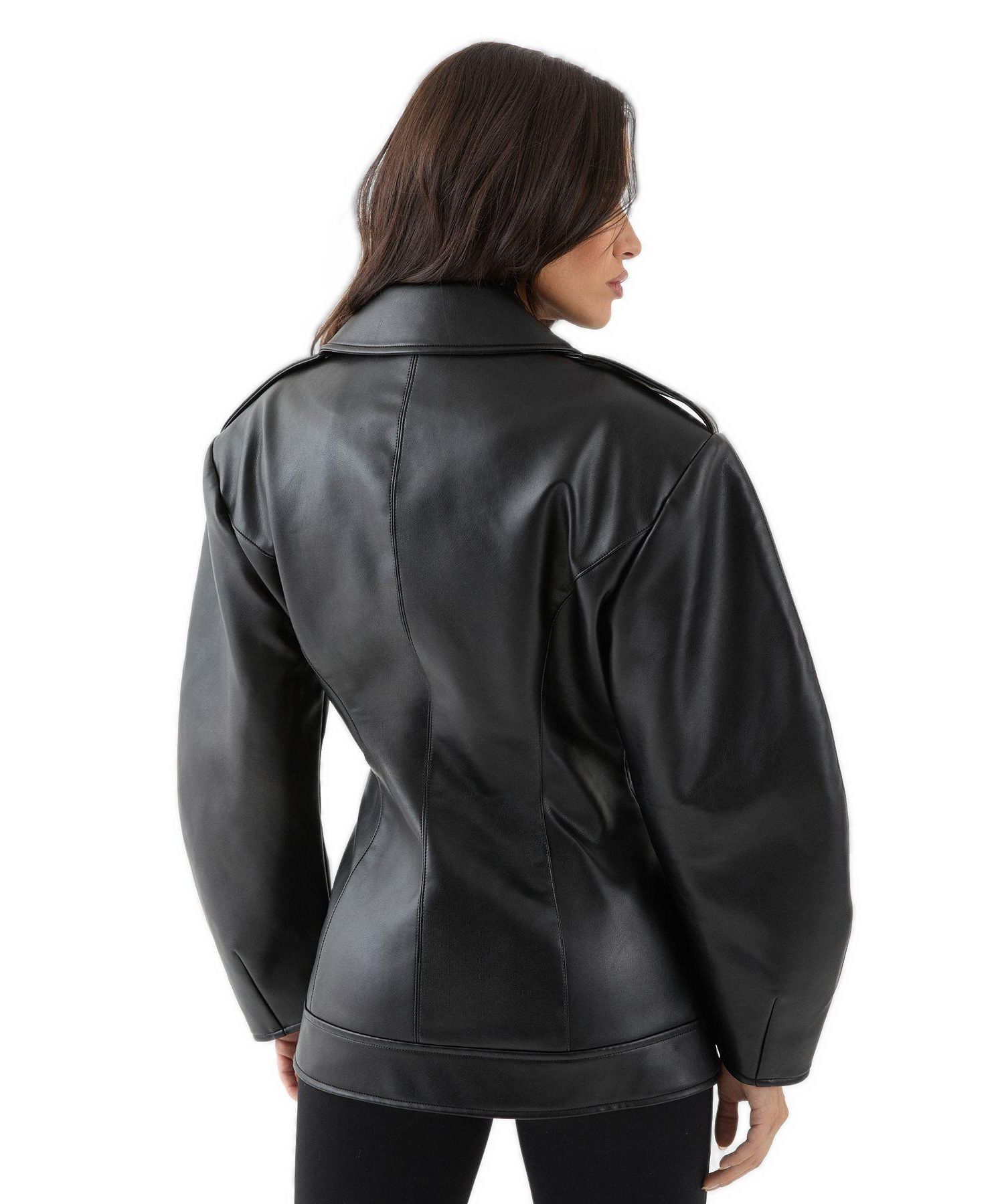 Women's Faux Leather Biker Jacket