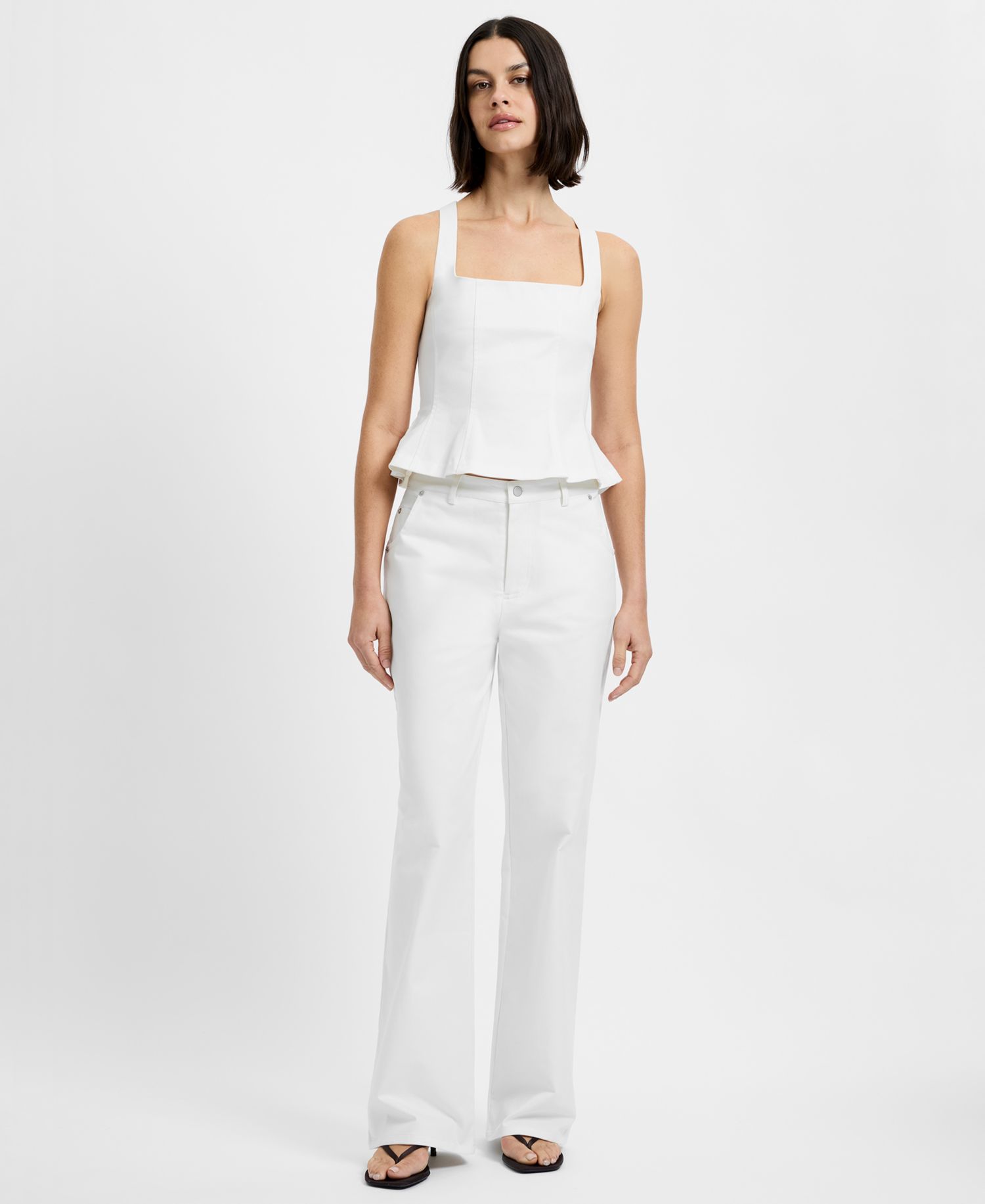 Women's Inez High Rise Relaxed Ankle Trousers