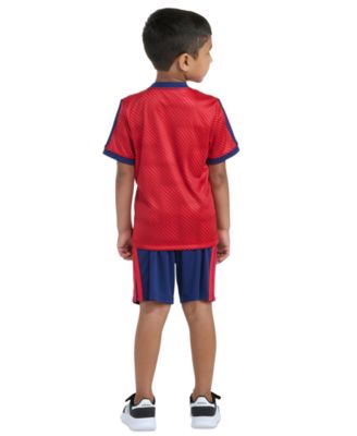Boys' 2T-7 Printed T-Shirt and Shorts, 2-Piece Set