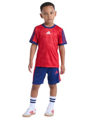 Boys' 2T-7 Printed T-Shirt and Shorts, 2-Piece Set