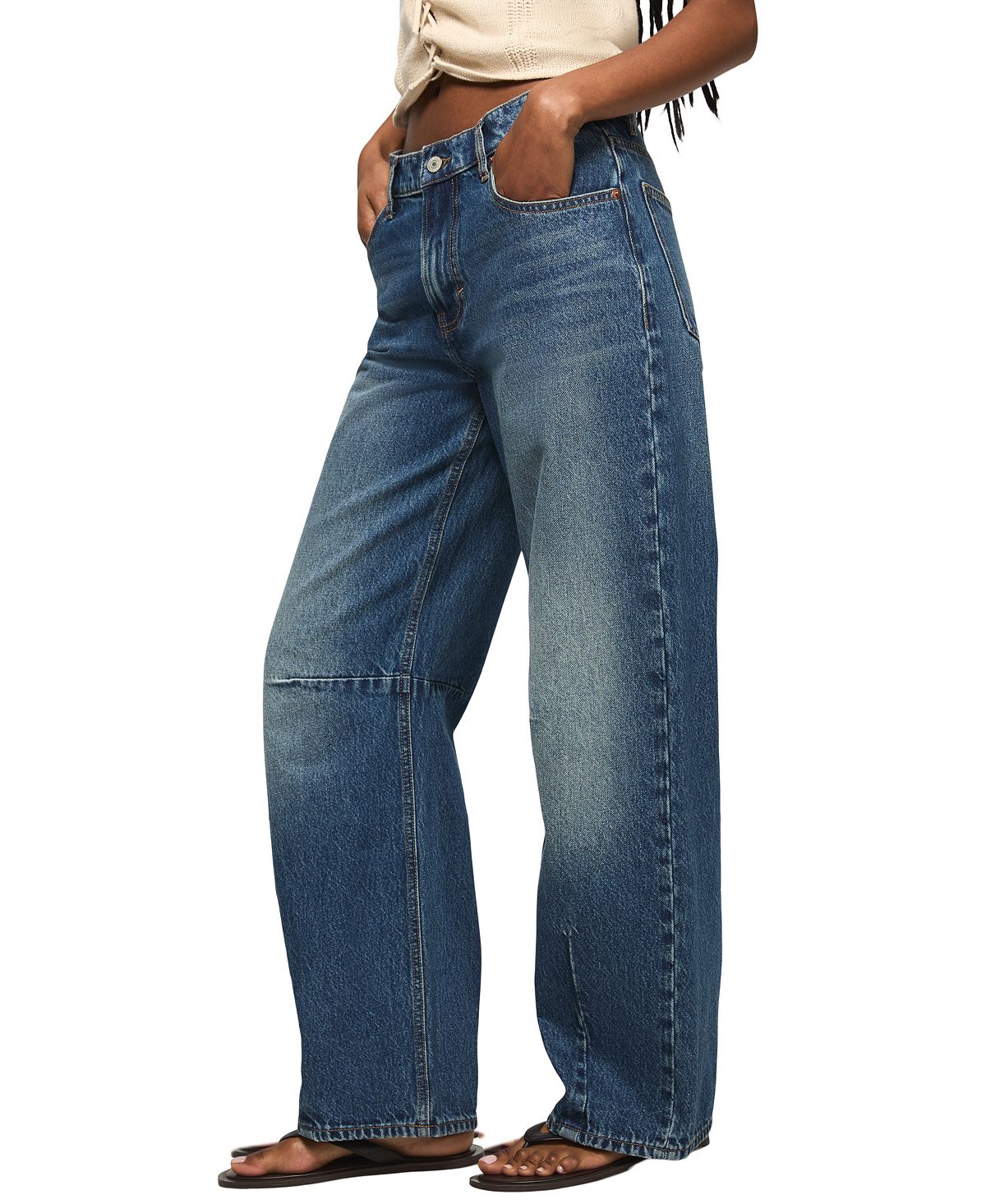 Lucky Brand Women's Barrel Wide Leg Jeans view 3 — MAYCSS fashion products