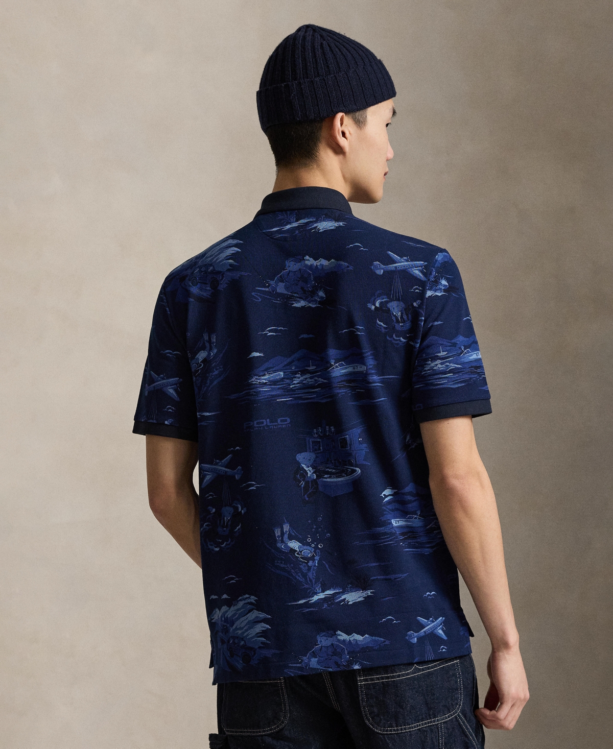 Polo Ralph Lauren Men's Short-Sleeve Animated Mesh Shirt