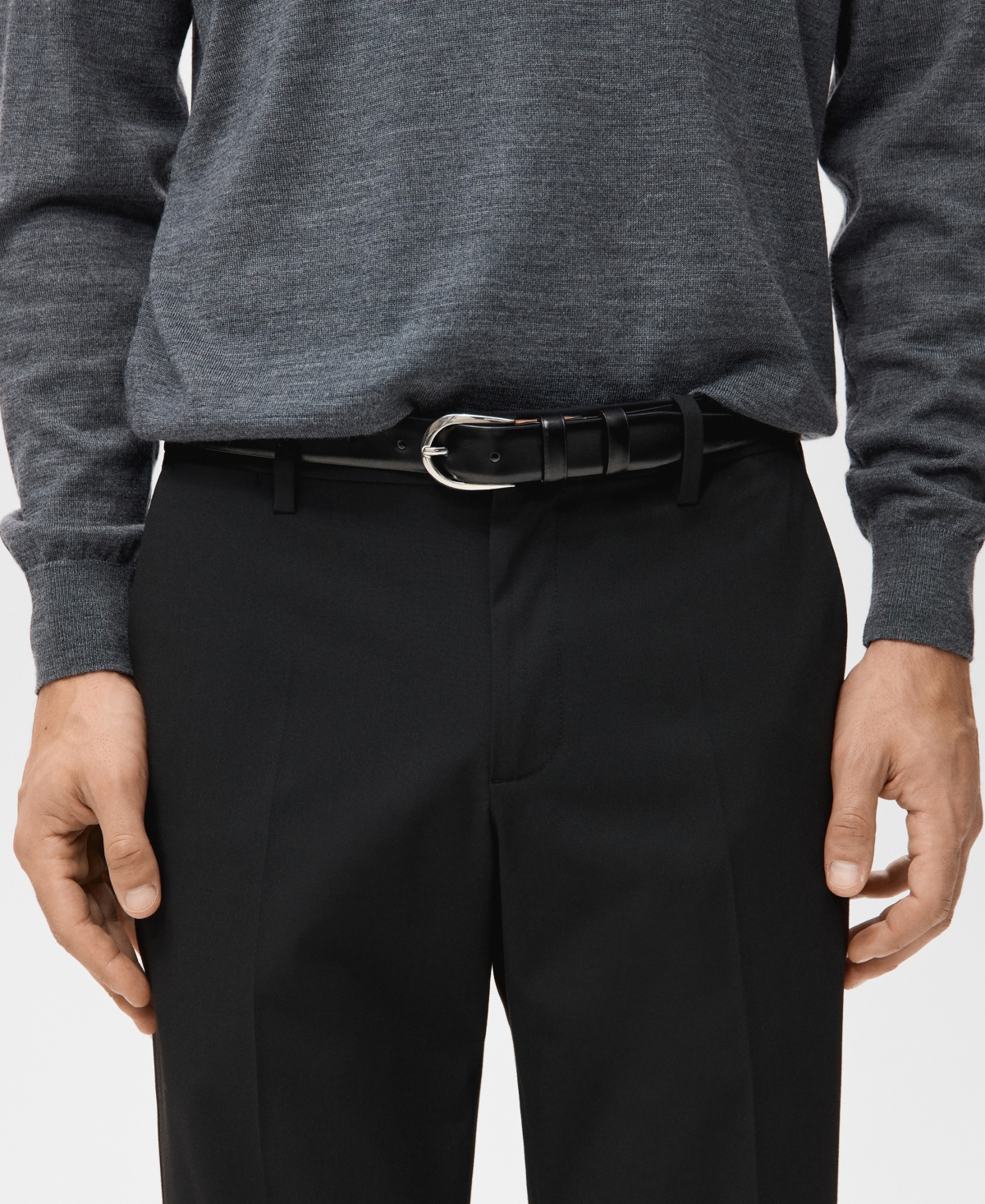 Mango Men's Barna Slim-Fit Twill Chino Pants