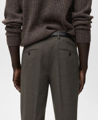 Men's Slim-Fit Flannel Pants