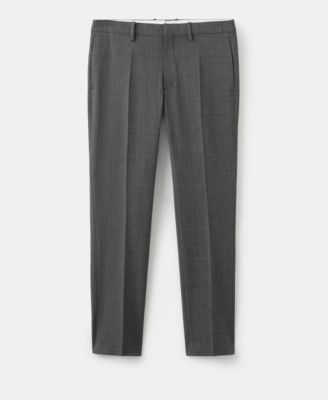 Men's Stretch Fabric Super Slim-Fit Suit Pants