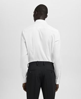 Men's Slim Fit Cotton Dress Shirt