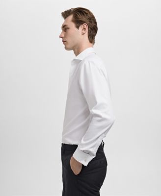 Men's Regular Fit Cotton Dress Shirt