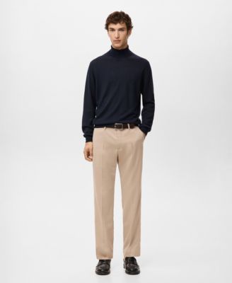 Men's Merino Wool Turtleneck Sweater