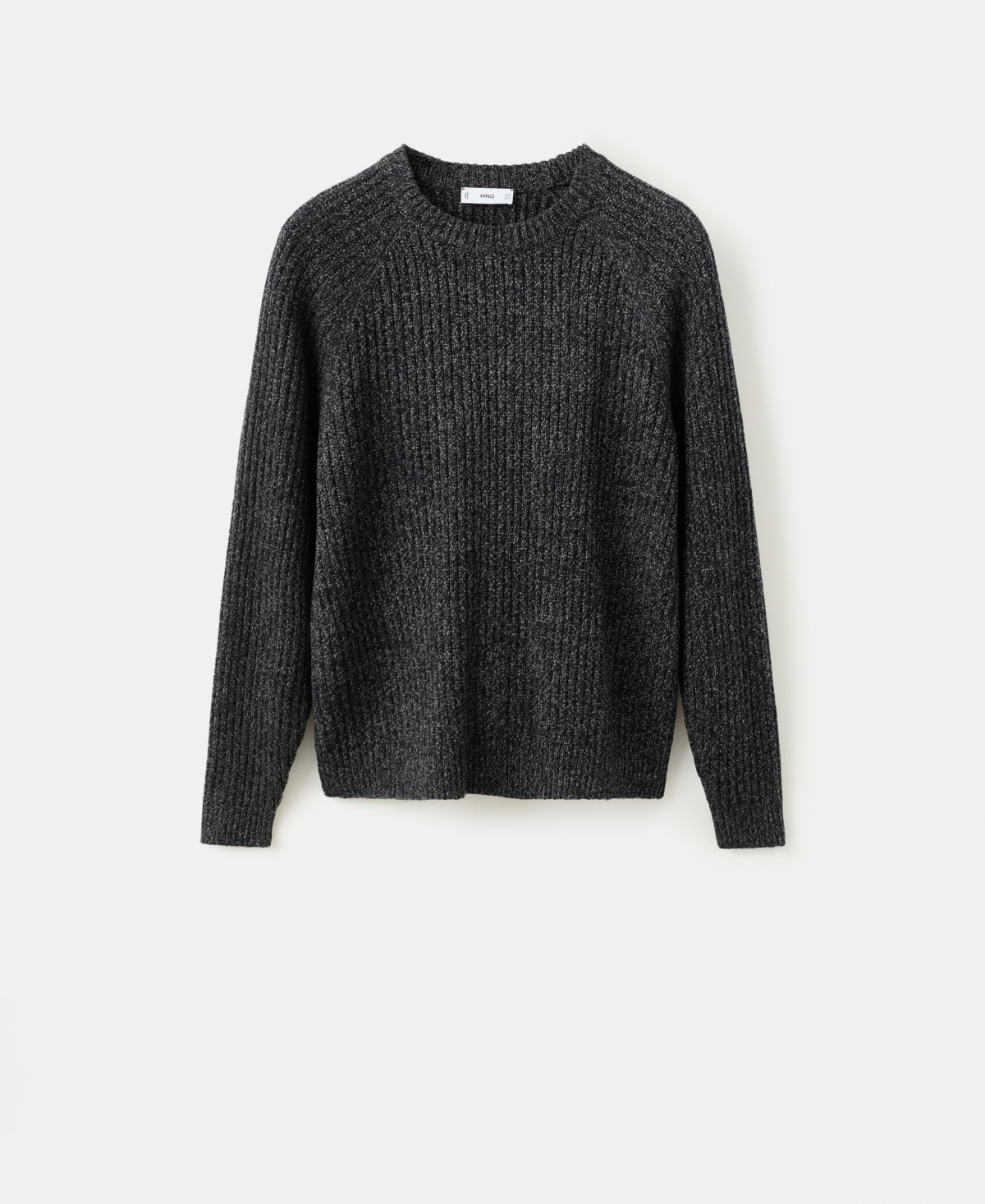 Mango Men's Wool-Blend Rib-Knit Sweater