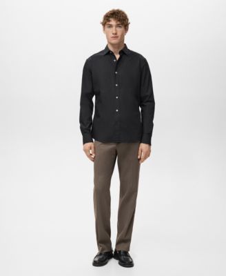 Men's Regular-Fit Cotton Shirt