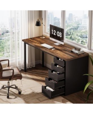 Modern Computer Desk, Simple Style, 47 Inches PC Desk