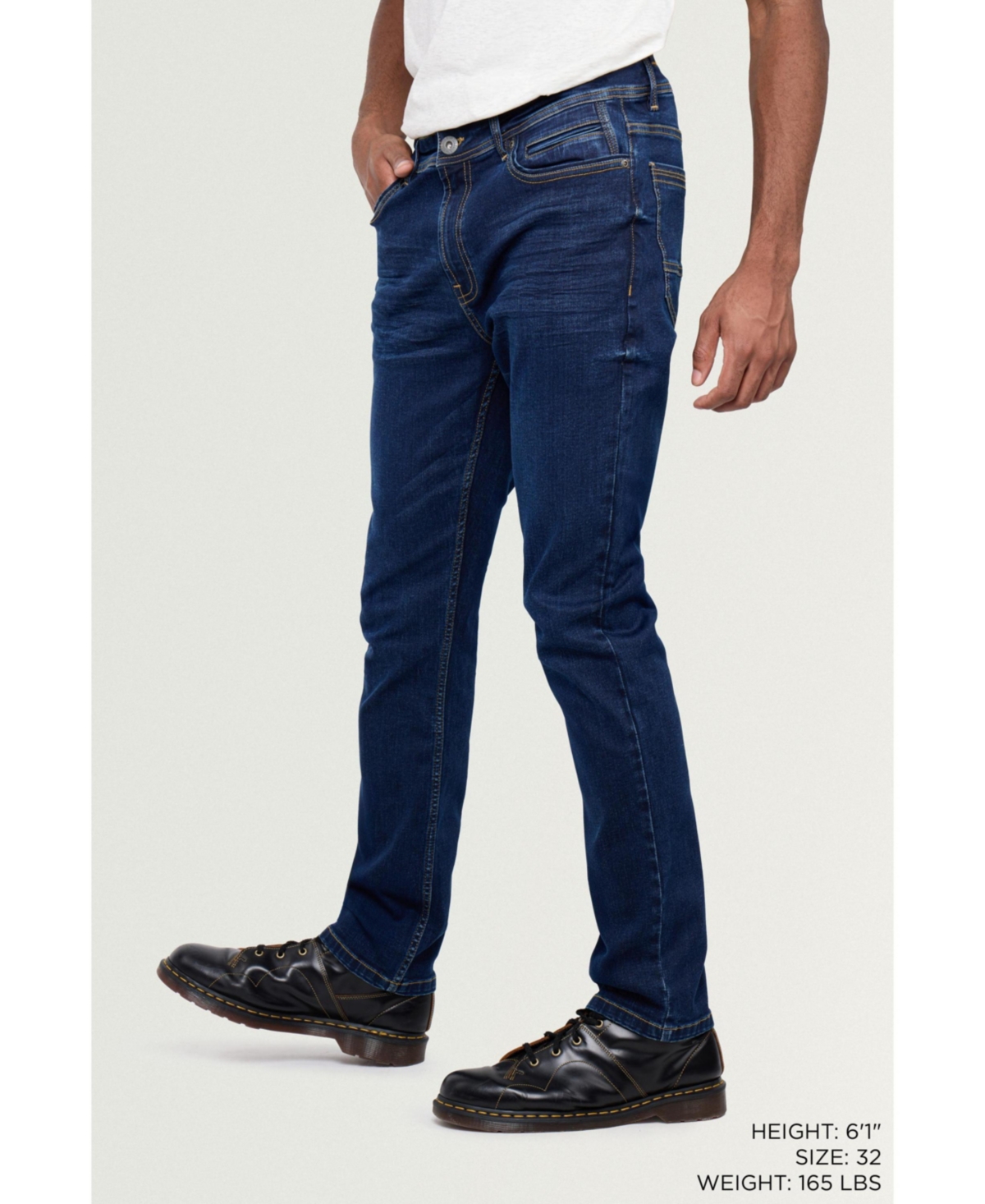 Cultura Men's Slim Stretch Silicon Jeans