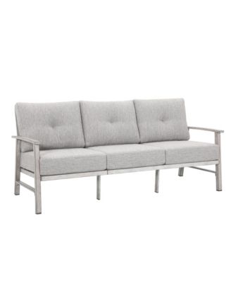 Mondawe 5-piece All-weather Aluminum Patio Sectional Sofa Set with 2 Swivel Chairs