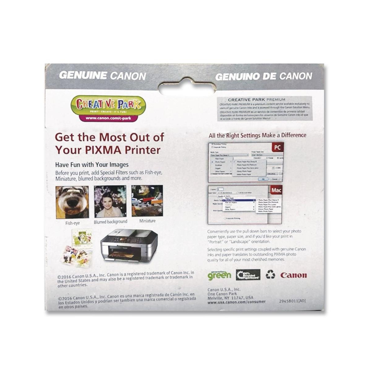 Canon ChromaLife100+ Ink/Paper Combo - Black/Cyan/Magenta/Yellow (4/Pack