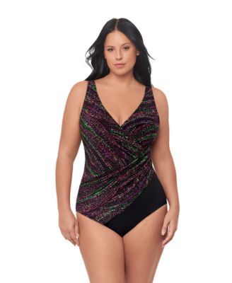 Plus Size Light Show Oceanus Swimsuit