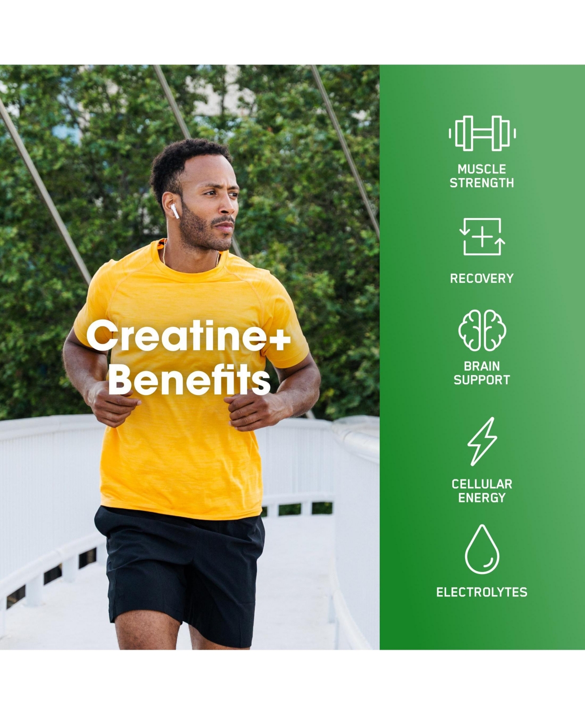 Optimum Nutrition Creatine Monohydrate Plus Powder, Orange Passionfruit, 40 Servings