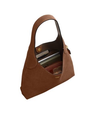 Brooklyn Medium Suede Shoulder Bag 28