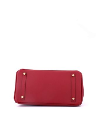 Birkin 30 Handbag Red Epsom with Gold Hardware