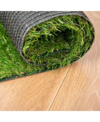 Synthetic Indoor / Outdoor Artificial Turf Carpet with Realistic Look