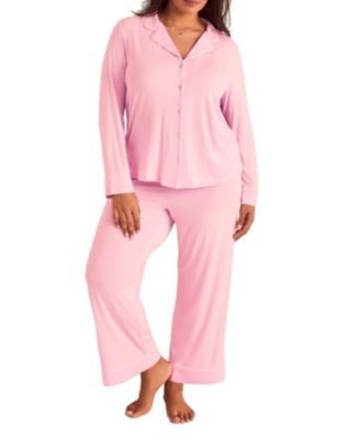 Plus Size Matilda Long Sleeve Top & Pants Pajama Set