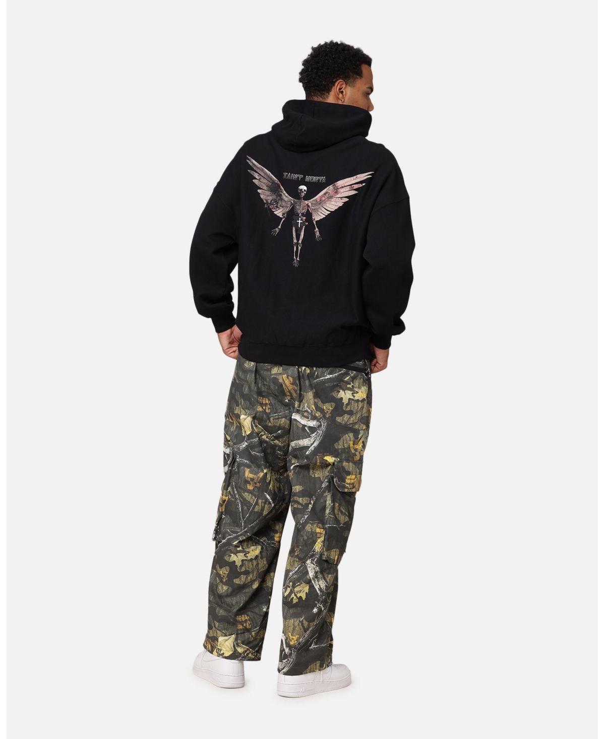 Saint Morta Men's Momento Mori Hoodie Black