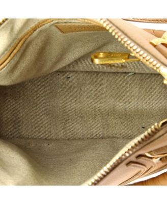 Small Marcie Satchel Leather