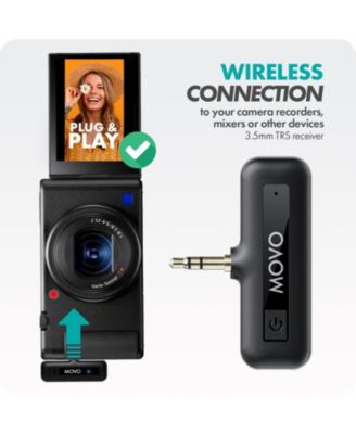 WM-VXR10 Wireless Shotgun Mic Adapter for Camera/DSLR/3.5mm/TRS - Compatible VXR10, VXR10-PRO, and Rode VideoMicro