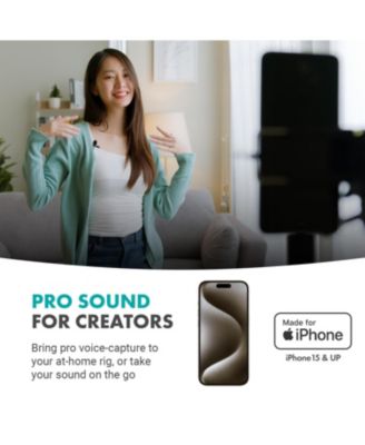 Wireless USB-C Microphone System for Android and iPhone 15 and Up