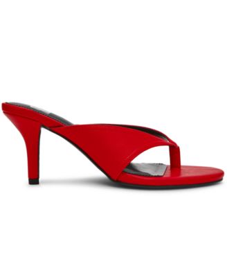 Women's Clarity High Heel Thong Dress Sandals