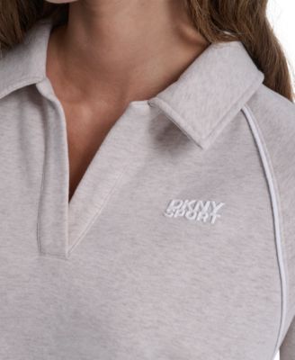 Women's HD Logo Piped Polo Sweatshirt
