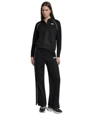 Women's HD Logo Piped Polo Sweatshirt