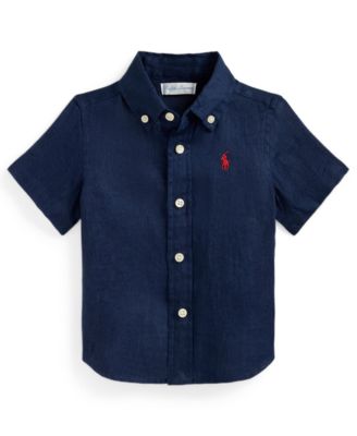 Baby Boys' Button-Down Short-Sleeve Shirt