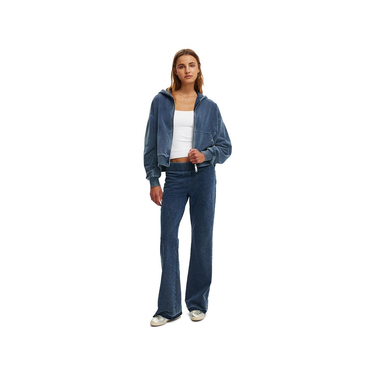 Cotton On Women's Oversized Zip Through Hoodie