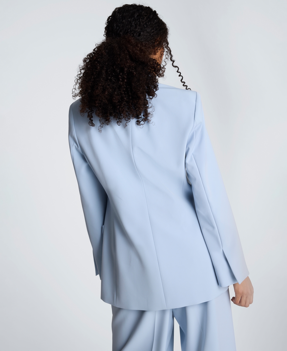 Kenneth Cole Women's Luxe Twill Double Breast Jacket