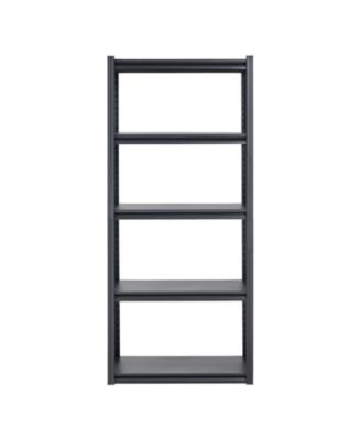 5-Tier Storage Shelves, 2000-Lb Capacity, 18"D x 32"W x 72"H, Adjustable Metal Utility Rack