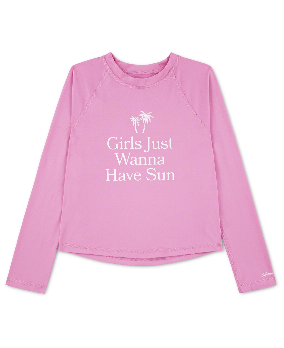 abercrombie kids Girls' 5-17 Graphic Long-Sleeve Rash Guard