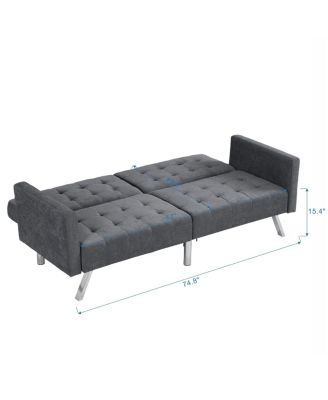  Stylish & Comfy Convertible Linen Sofa Bed for Small Spaces
