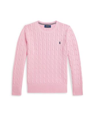 Boys' 8-20 Cable-Knit Cotton Sweater