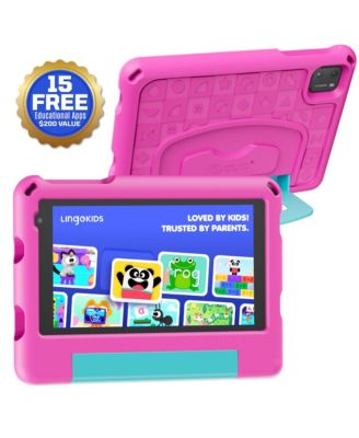 7" A7 Educational Kids Tablet with Epic! and Lingokids 32GB with Parental Controls & Kid-Proof Case