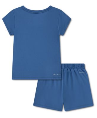 Girls' 4-6X All Day Play Short-Sleeve T-Shirt and Skort, 2-Piece Set