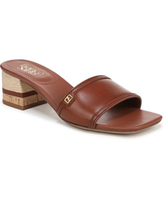 Franco Sarto Women's Kaori Square Toe Slide Sandals - Macy's