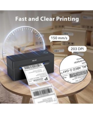 Bluetooth Thermal Label Printer, Wireless 4x6 Shipping Label Printer for Small Business, Support Android, iPhone and Windows, 1 pack