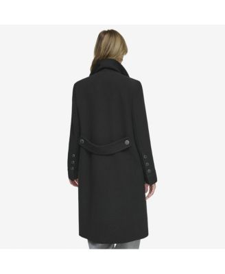 Women's Almedia Sb Wool Twill Coat With Back Belt