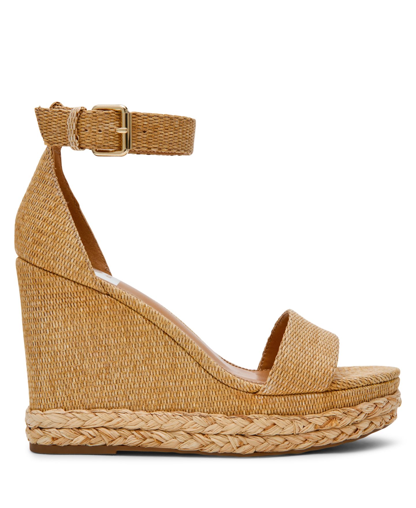 Женские сандалии DV Dolce Vita Tammara Ankle-Strap Platform Espadrille Wedge, цвет: Raffia — фото 2